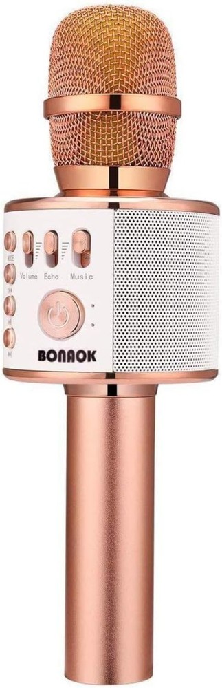 3-in-1 Portable Karaoke Microphone with Bluetooth Connection & Volume Control