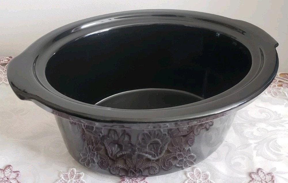 Insert for Hamilton Beach Crock Pot Model 33256 Oval Ceramic Black
