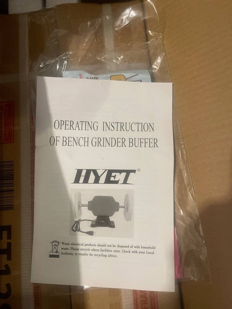 HYET bench grinder buffer