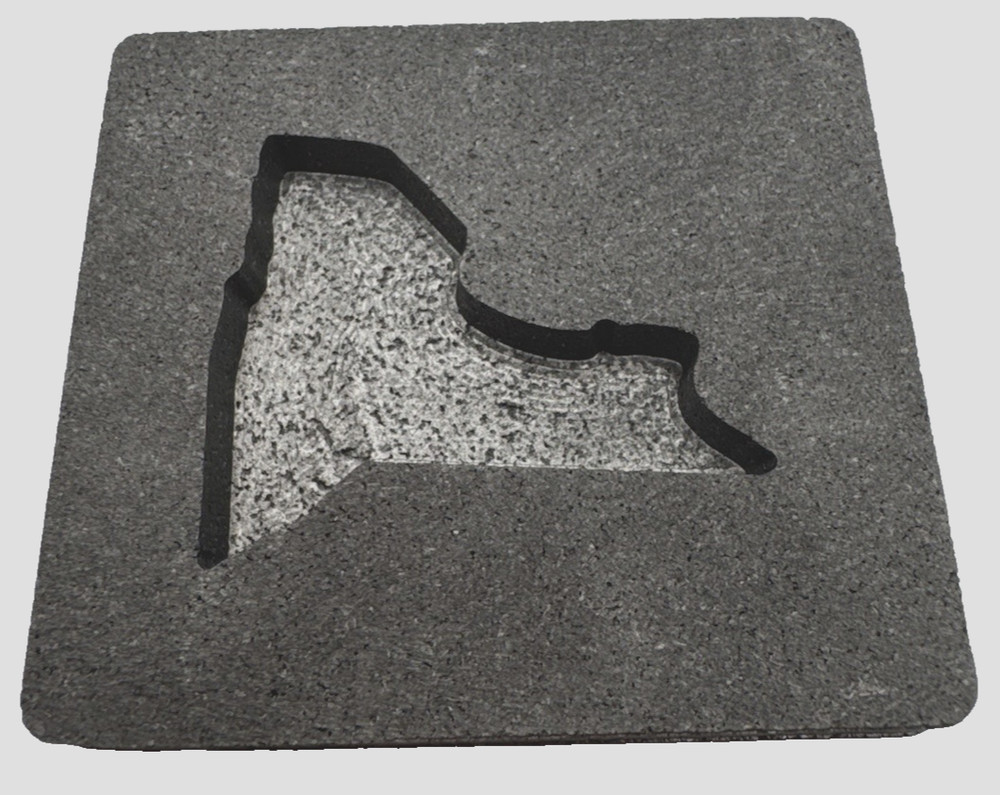 Graphite Ingot Mold For Casting 3 oz Gold Reverse New York