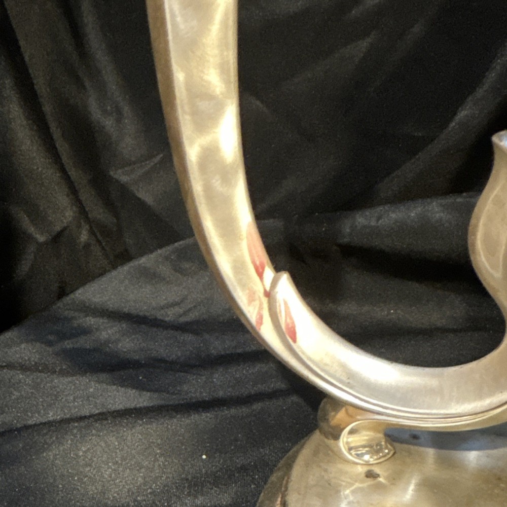WMF Ikora Silverplate Three-Arm Candlesticks Pair Post-1940 Decorative
