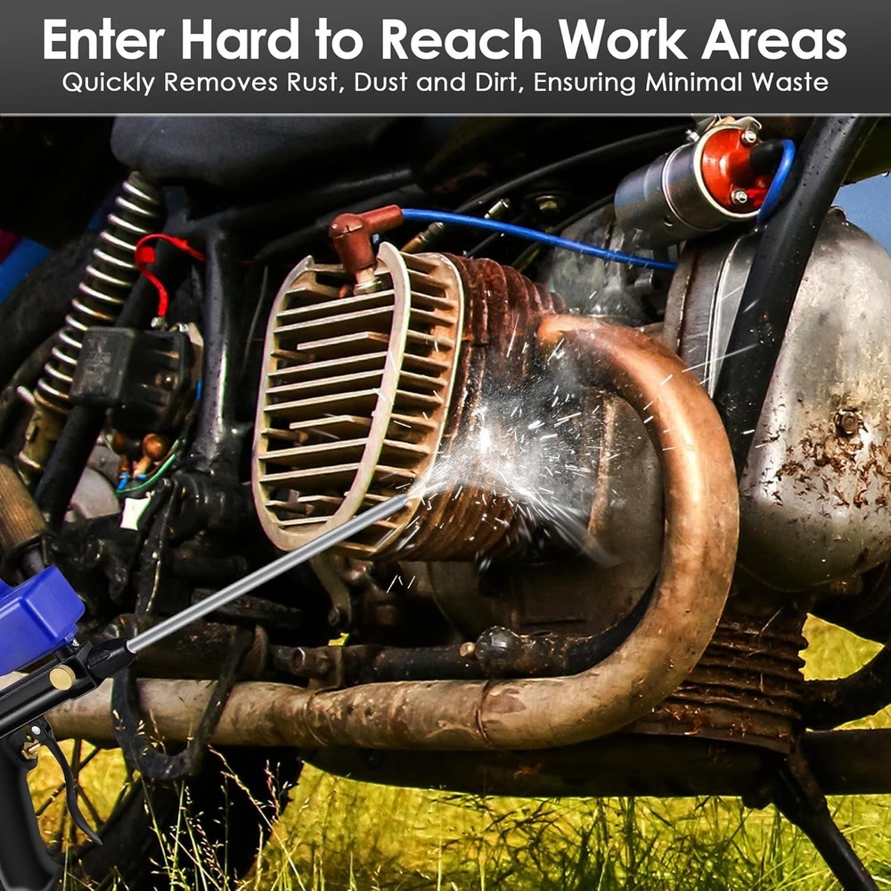 Versatile Long Nozzle Sand Blaster for Le Lematec - Efficient Spot Blasting