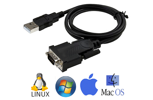 RS232 Console Serial Port To USB Converter For PC Mac Linux