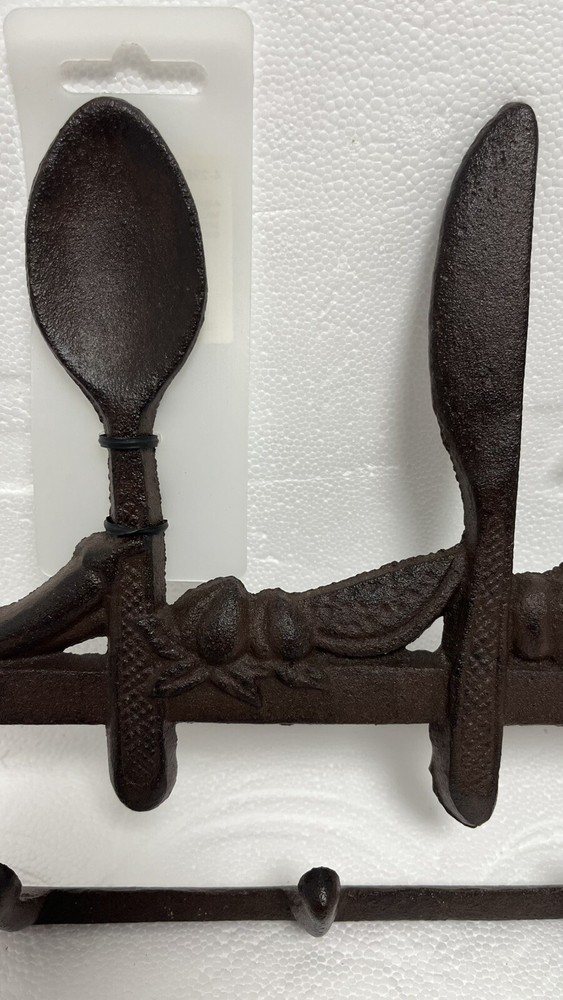 Cast Iron Kitchen Hanger - Fork, Knife, Spoon