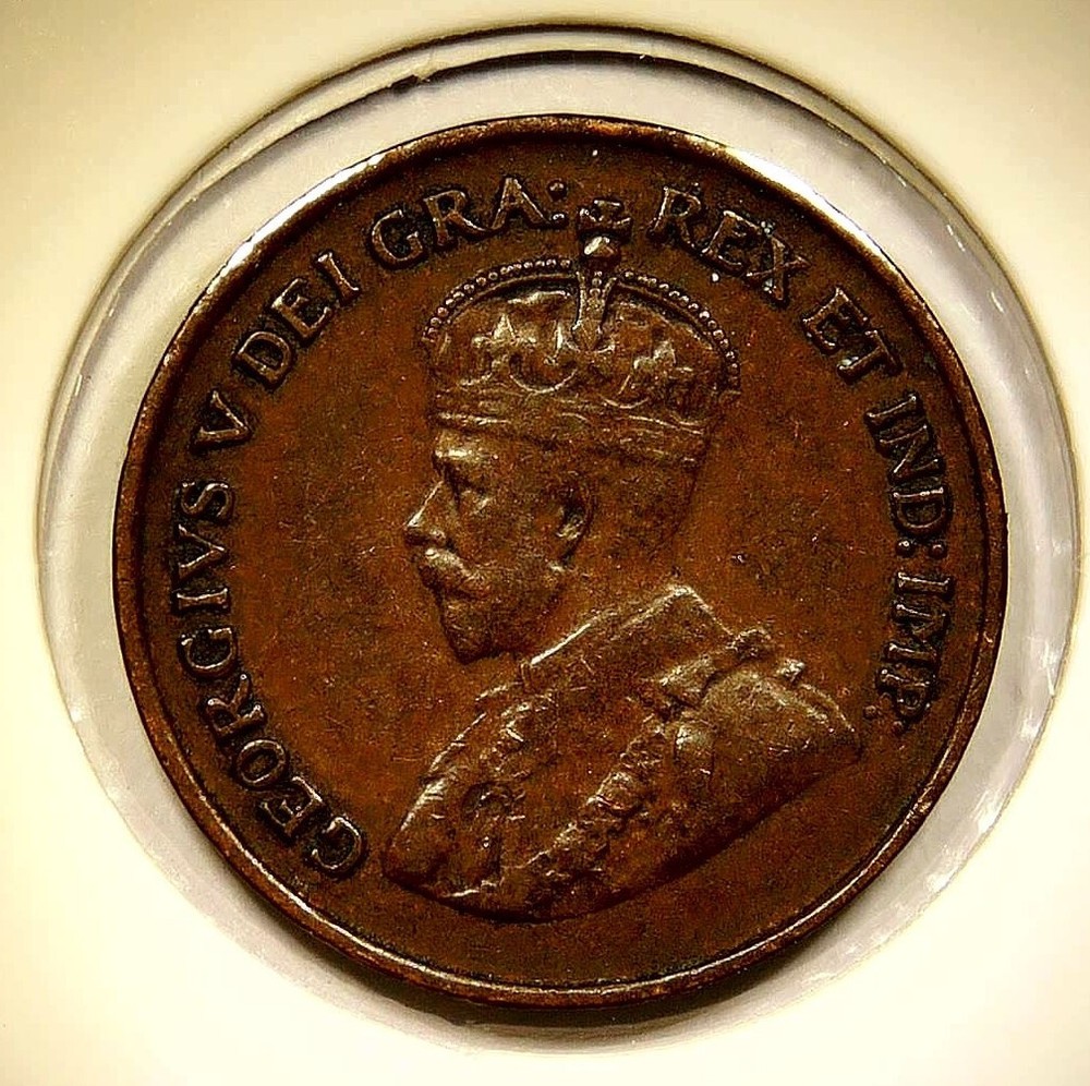 1920 Canada Small Cent King George V