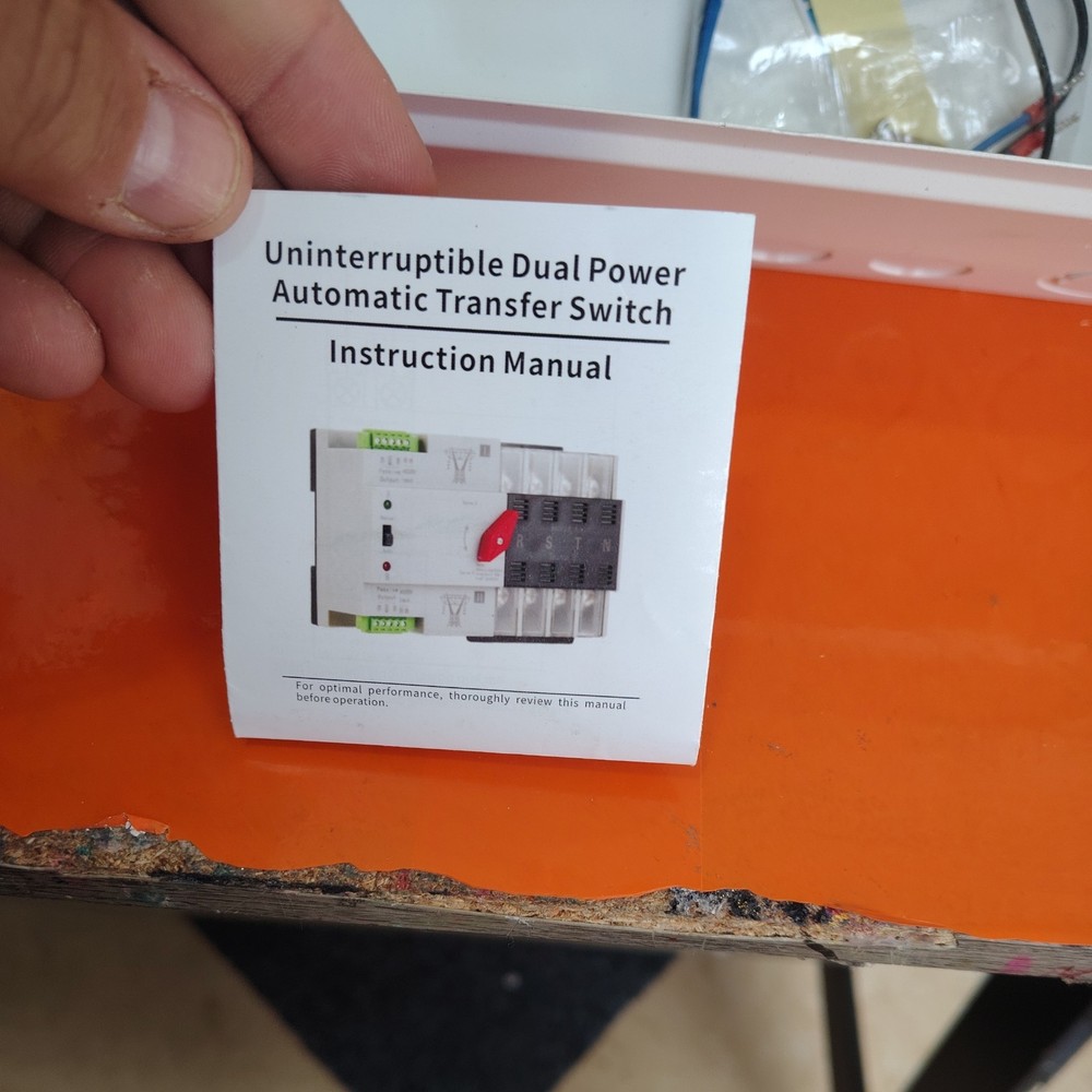 Automatic Generator Transfer Switch 100A 4P 4-Wire 230/400V Automatic/Manual Gen