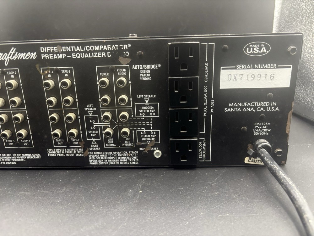 Soundcraftsmen DX4200 Preamp/Equalizer