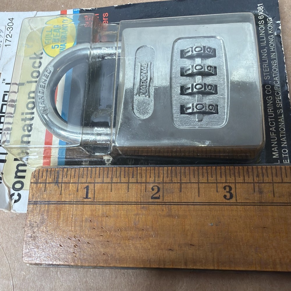 National Mr. Memory Combination Lock V656