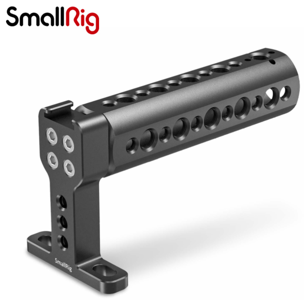SmallRig Camera Top Handle Cheese Handle Grip w/ Cold Shoe Mount for Cage Rig