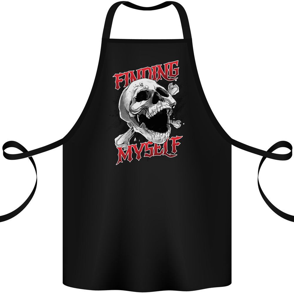 Finding Myself Skull Cotton Apron 100% Organic