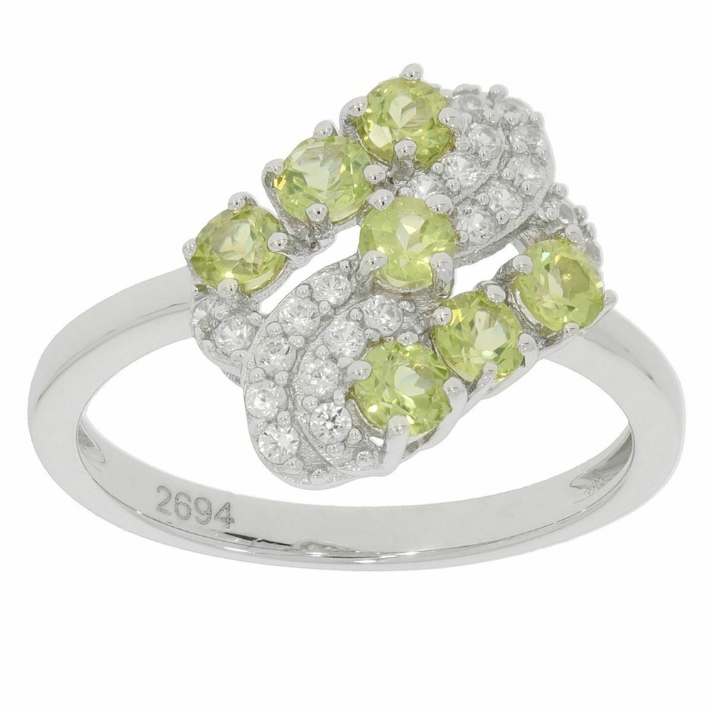 Sterling Silver Semi Mount Ring Setting RD 3x3mm White Topaz Solid