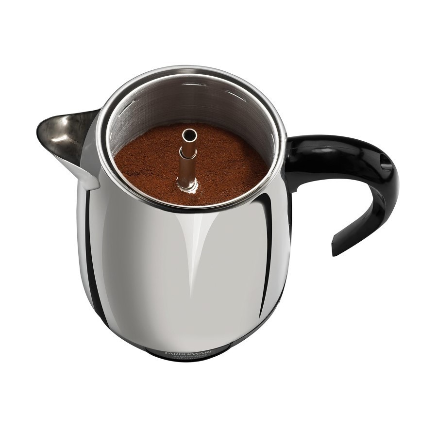 NEW - 4 Cup Electric Coffee Percolator, Automatic Keep Warm, No-Drip Spout