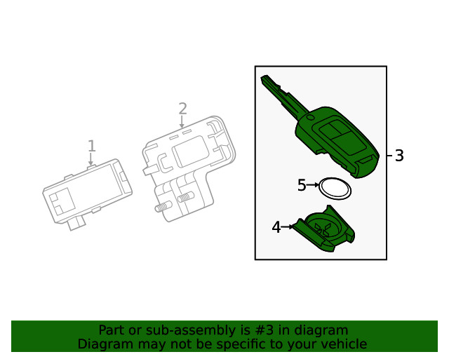 Genuine GM Ignition Key 95233522