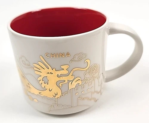 Starbucks "You Are Here" China Coffee Cup Mug EUC