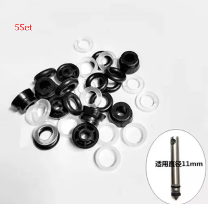 5 sets 2T Hydraulic Jack Horizontal Sealing Ring Kit For 11mm Plunger