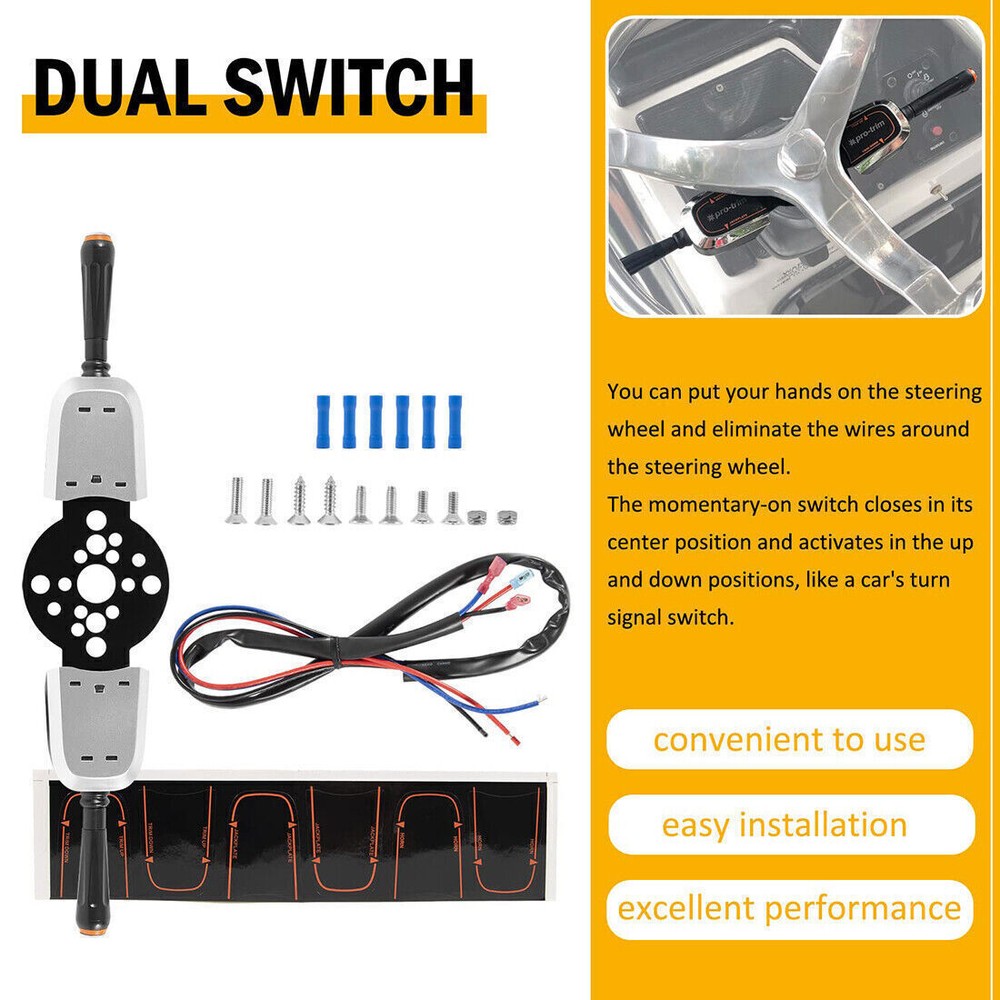 For PT2000-2P Seastar Hydraulic Pro Blinker Trim Jack Plate Dual Control Switch