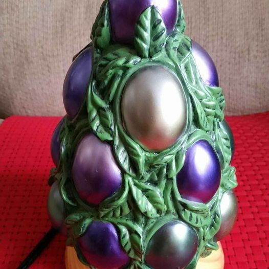 Cheyenne Easter Egg Tree Lamp Light Bush 8.5" Tall 5" Wide On/Off Switch Unique