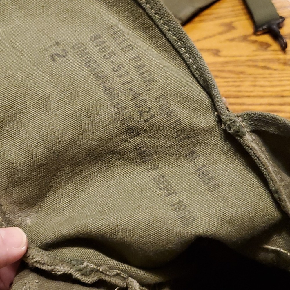WW2 Era Authentic US Military M1956 Combat Field Pack Backpack With Strap 1960