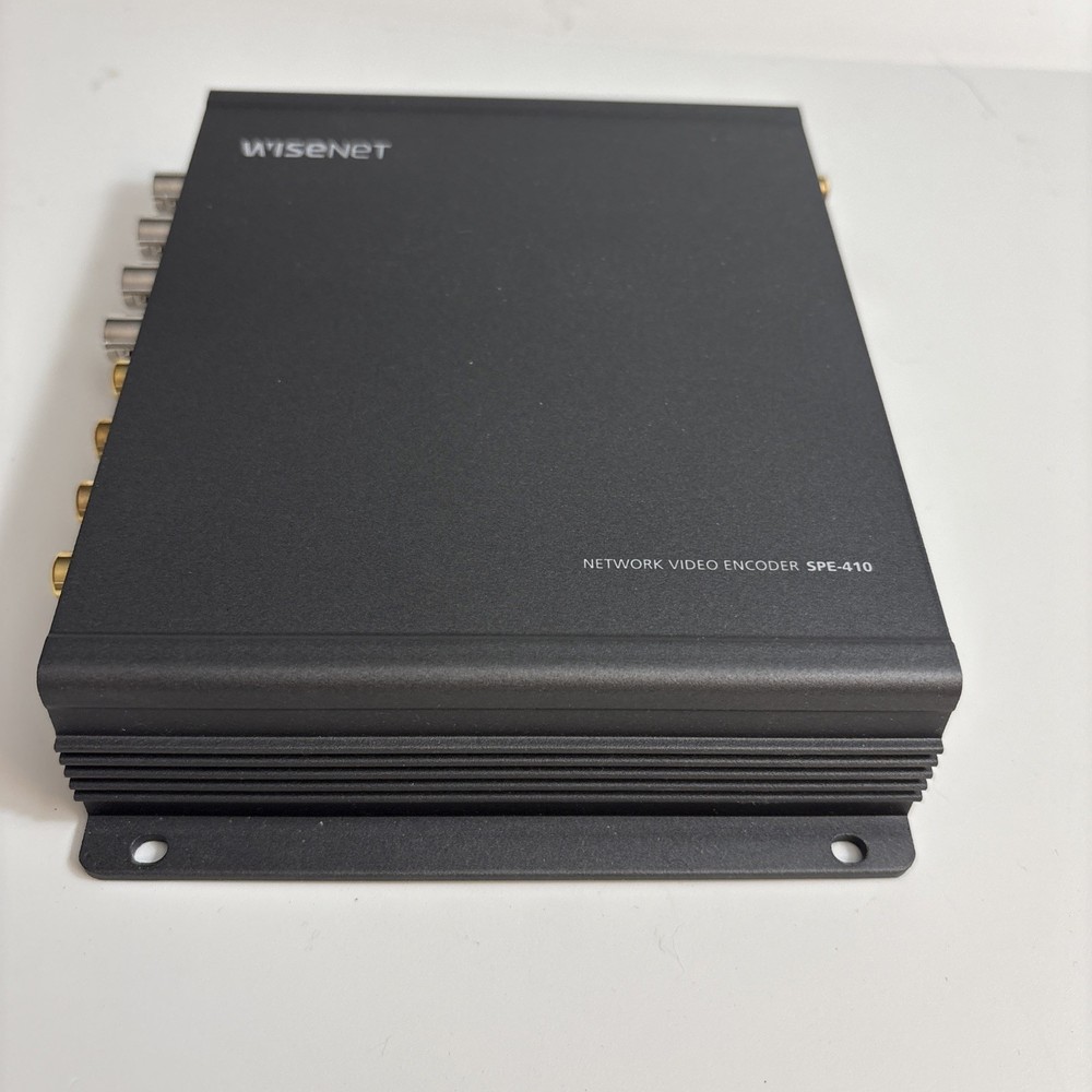 WiseNet  SPE-410 Network Video Encoder -No Adapter /Cables (Open Box Unused)