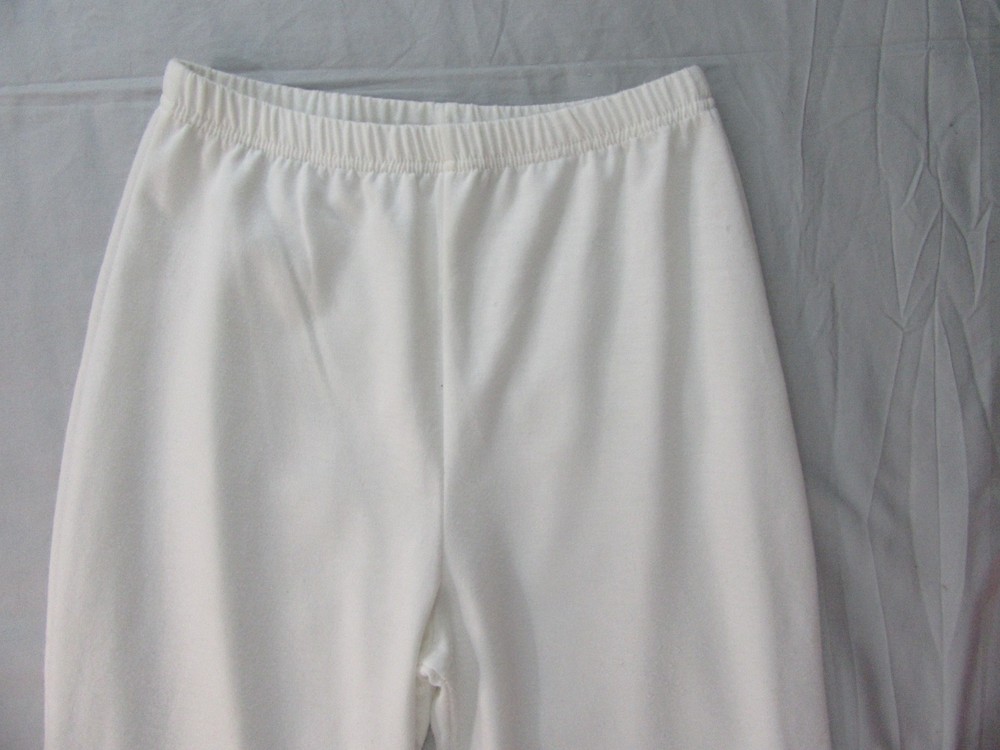Size 6 - White Cuff Bottom Jogger Bottoms - W26 L28