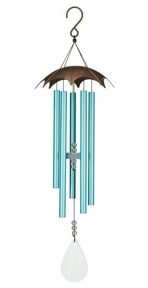 Regal-32 inch Raindrop Wind Chime - Turquoise