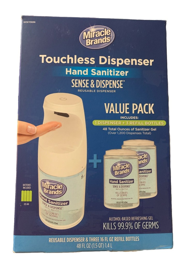 Miracle Touchless Dispenser plus 3 refills