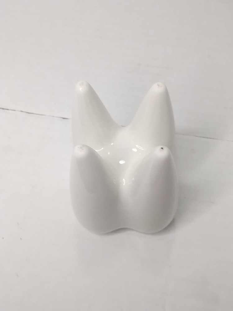 Ceramic Molar Tooth Planter Figural Pen Holder White
