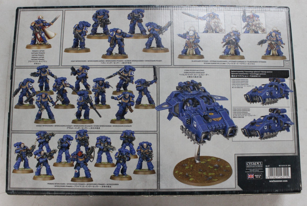 Warhammer 40K Space Marines: Shieldbreaker Strike Force Open Box