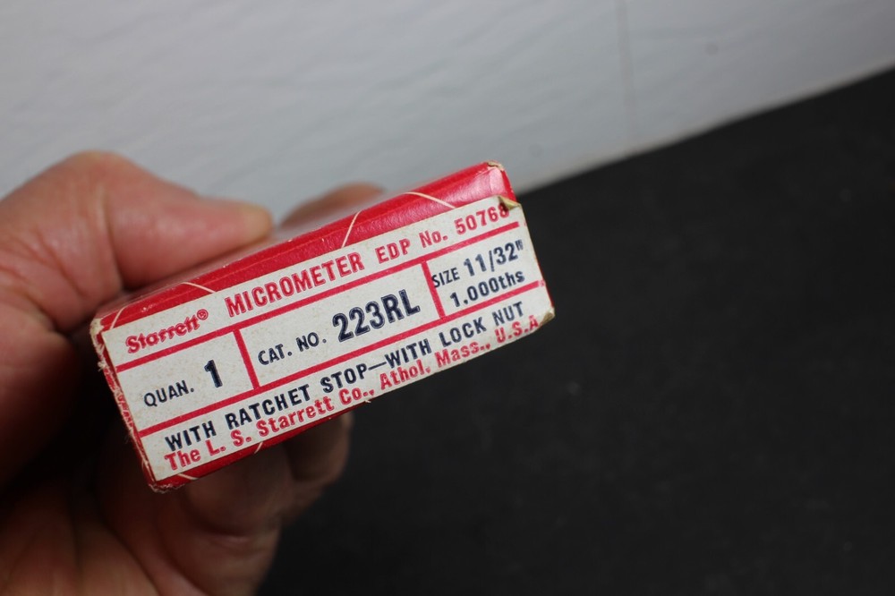 Starrett No.223RL Paper Micrometer