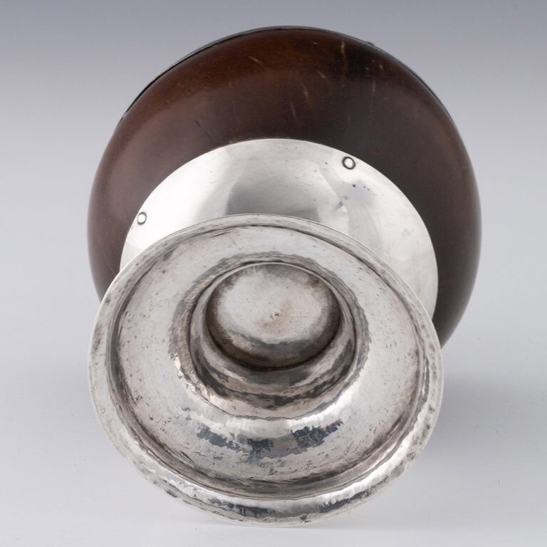 Coconut Cup with Silver Mounts c1800
