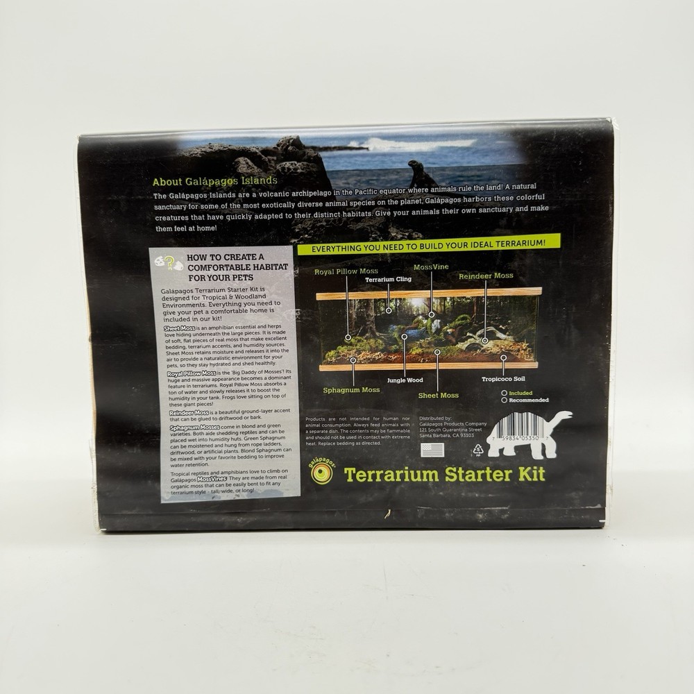 Galapagos Humid Environment Terrarium Starter