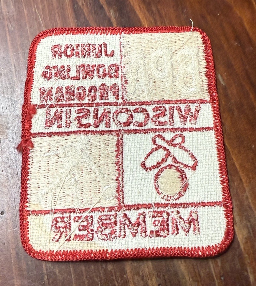 C2 Vintage BPA Wisconsin Junior Bowling Program Patch
