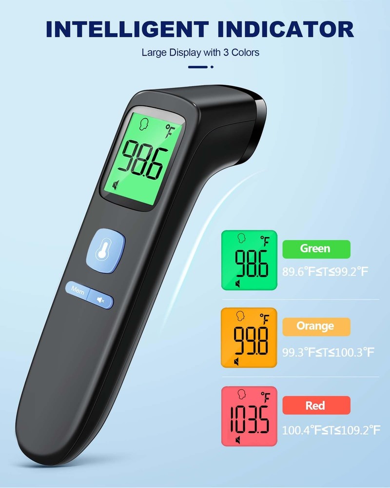 No Touch Forehead Thermometer Infrared Digital