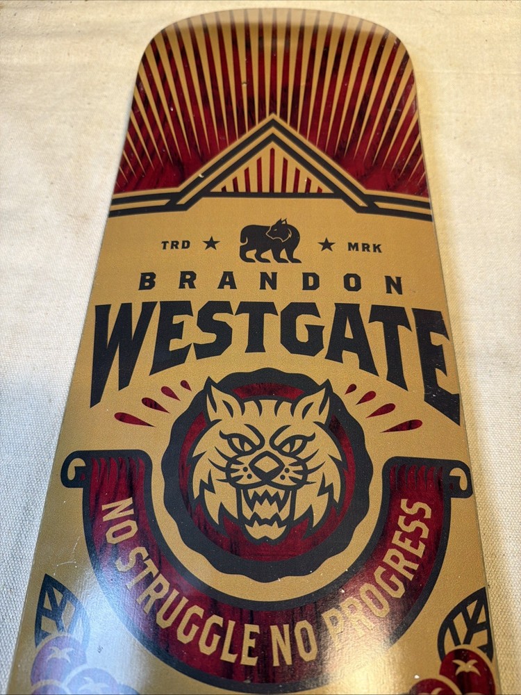 Element Skateboards Brandon Westgate No Struggle No Progress Pro Deck