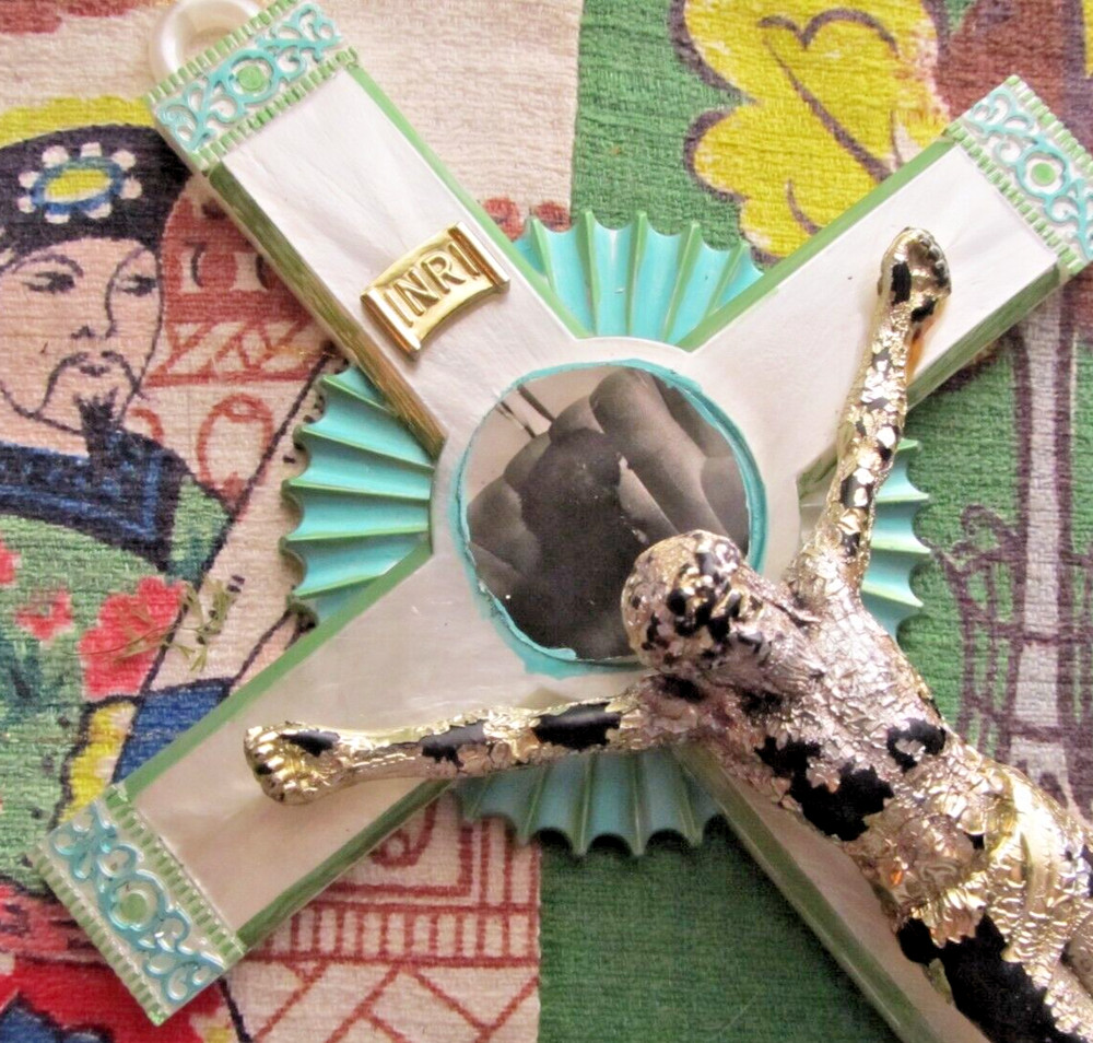 Dog God Crucifix
