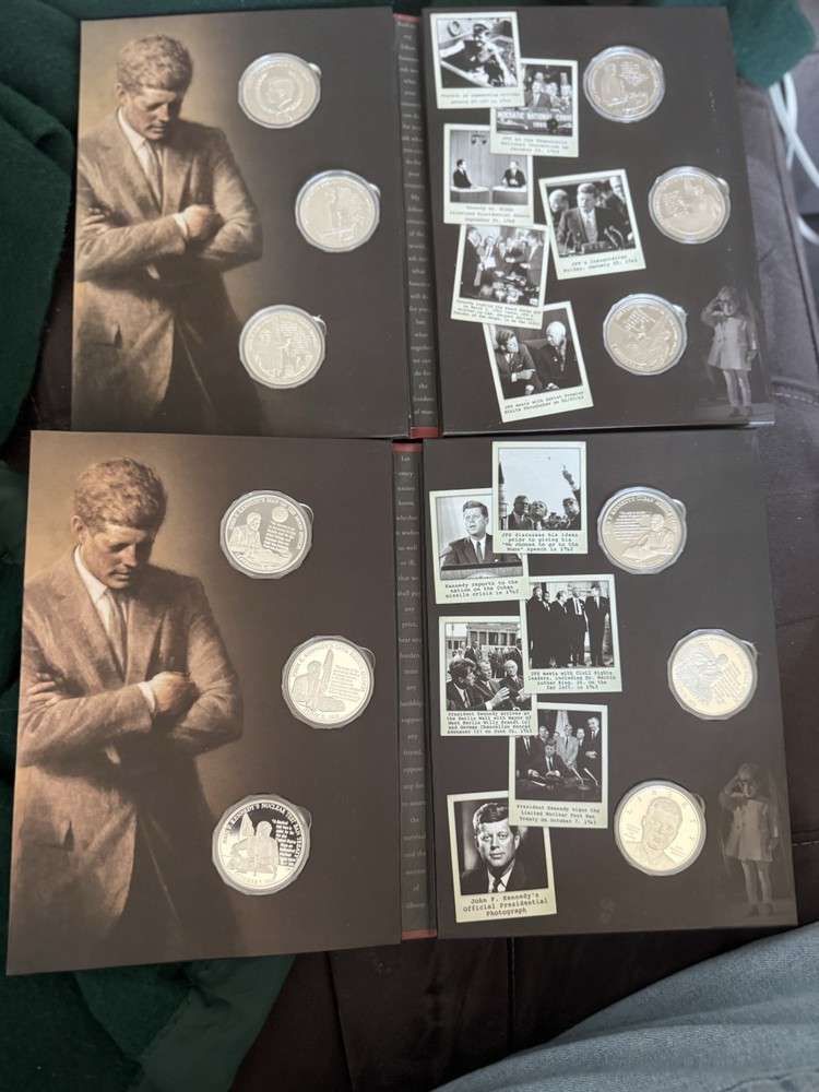 American Mint Proof Set 12 Coin Includes Binders
