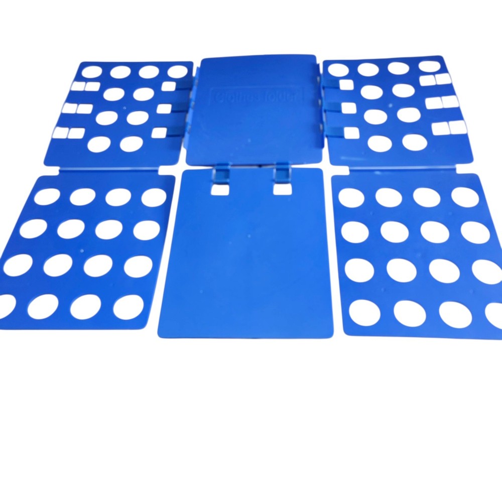 Clothes Folder Board Shirts T-Shirts Blue Plastic Laundry Time Saving