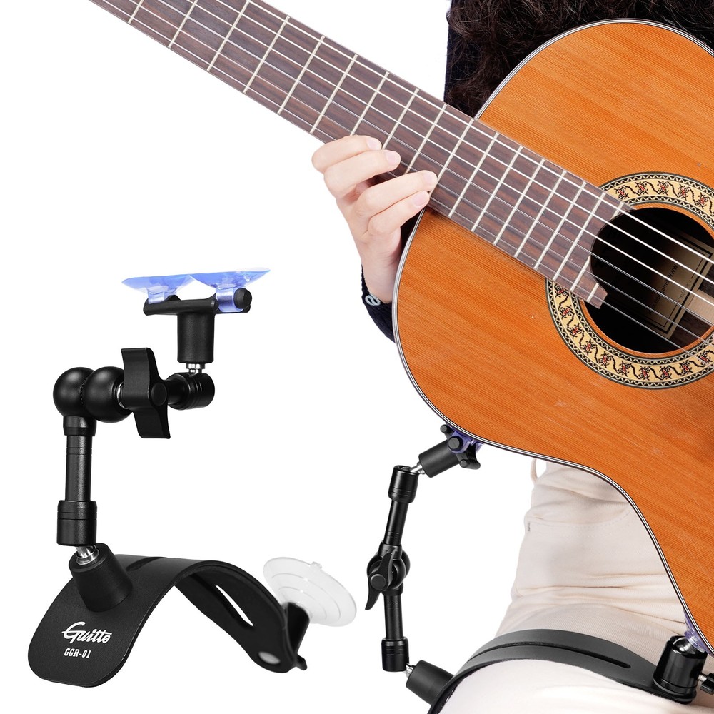 GUITTO Classical Guitar Balance Support - Guitar Practice Foot Stool Adjustable