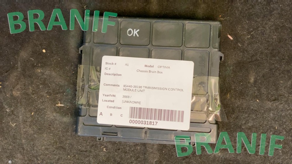 KIA OPTIMA Transmission Control Module Unit 95440-39190
