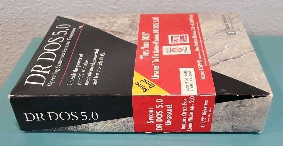 Vtg DR Dos 5.0 Operating System Personal Computers 1990 Digital Research