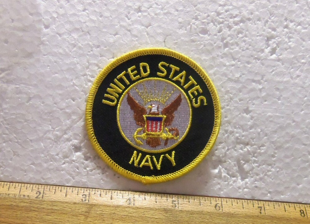 US Navy Logo Embroidered Patch
