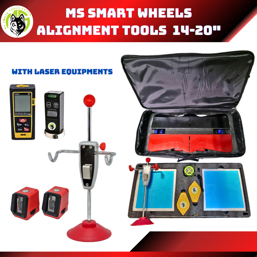 Ms Smart Wheels Alignment tools (SET B : with Laser equipment)