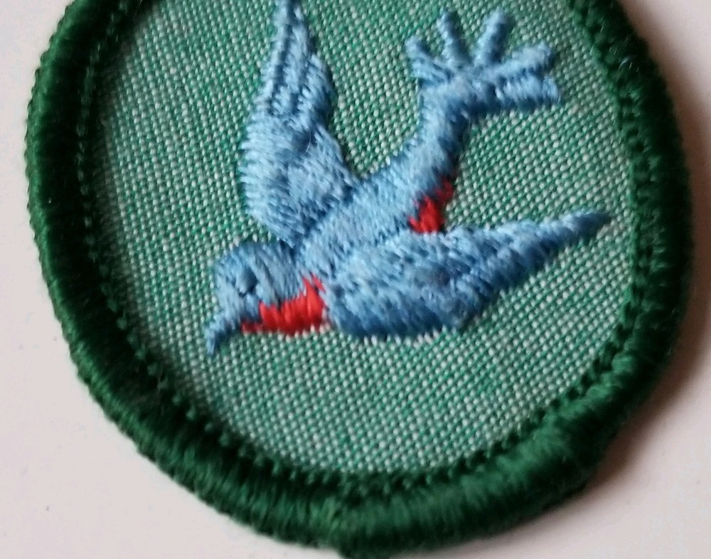 Blue Swallow Patch