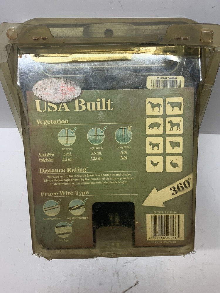 Blitzer Solar Electric Fence Controller 5 Mile