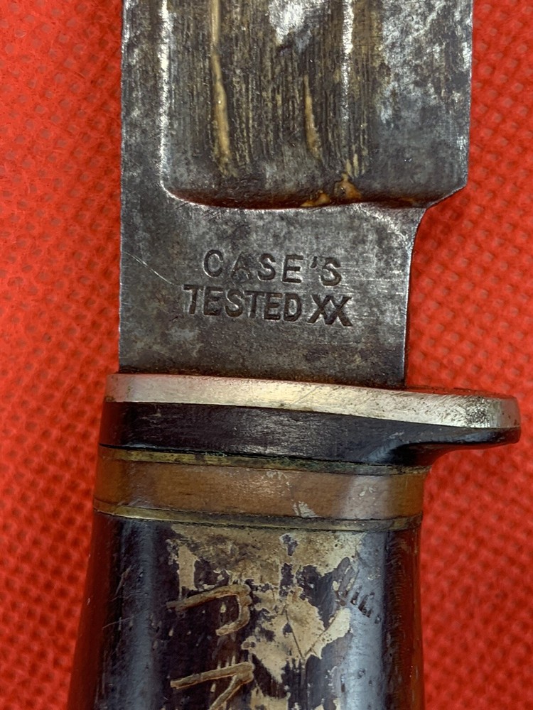 Original WW2 US Early Case Fighting Knife Name Engraved/Personalized