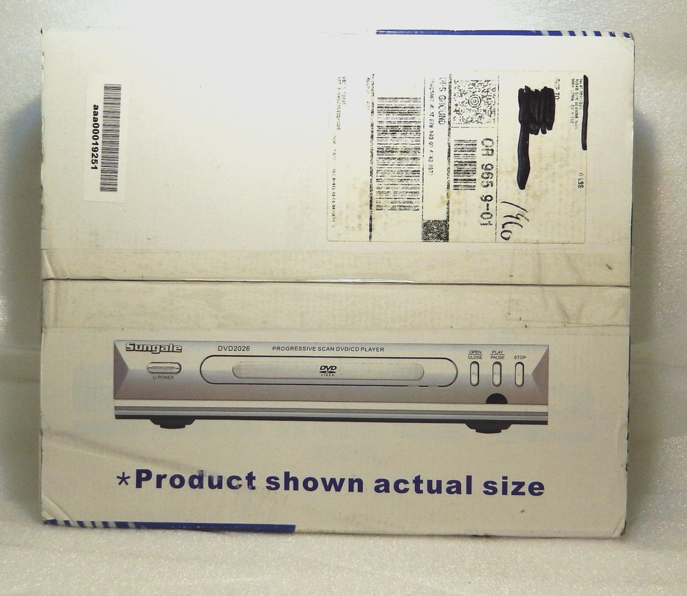 Sungale DVD2026 Progressive Scan DVD Player, Multi-Format, Composite, S-Video