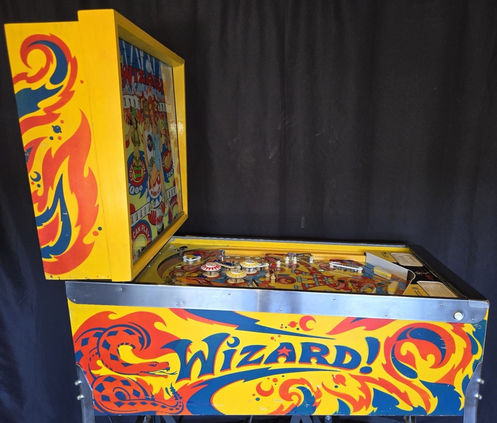 Restored Wizard! Pinball Machine (Bally) 1975