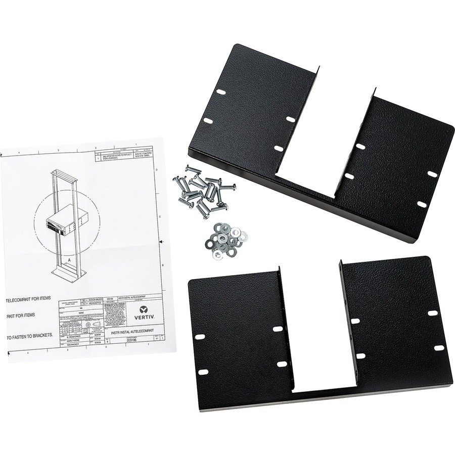 Liebert 4UTELECOMRKIT_3 Rack Mount Brackets 4U Telecom