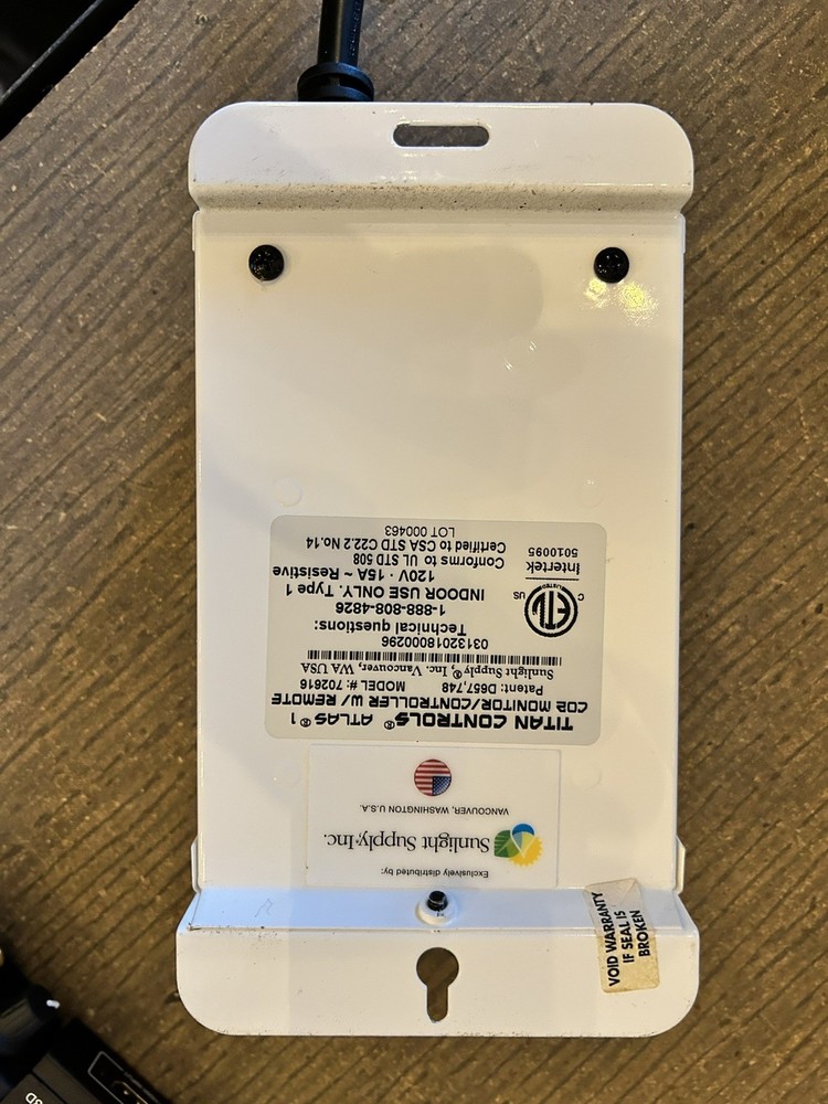 Titan atlas 1 CO2 controller 
