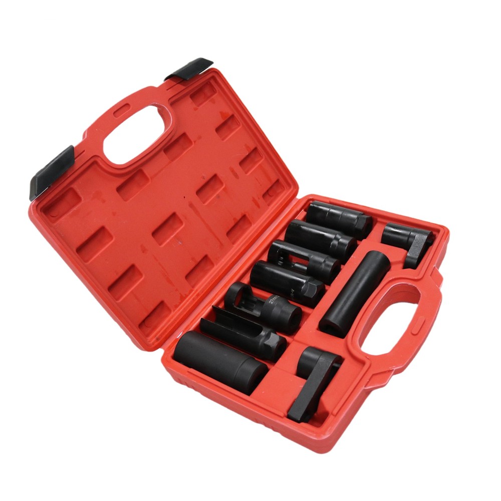 10Pcs Oxygen Sensor Socket Set Sensor Oil Pressure Sending Unit Removal Tool